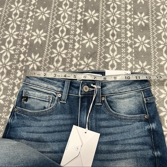 KanCan Geneva High Rise Ankle Skinny w/ Slit Raw Hem Size 1/24 - Picture 6 of 13